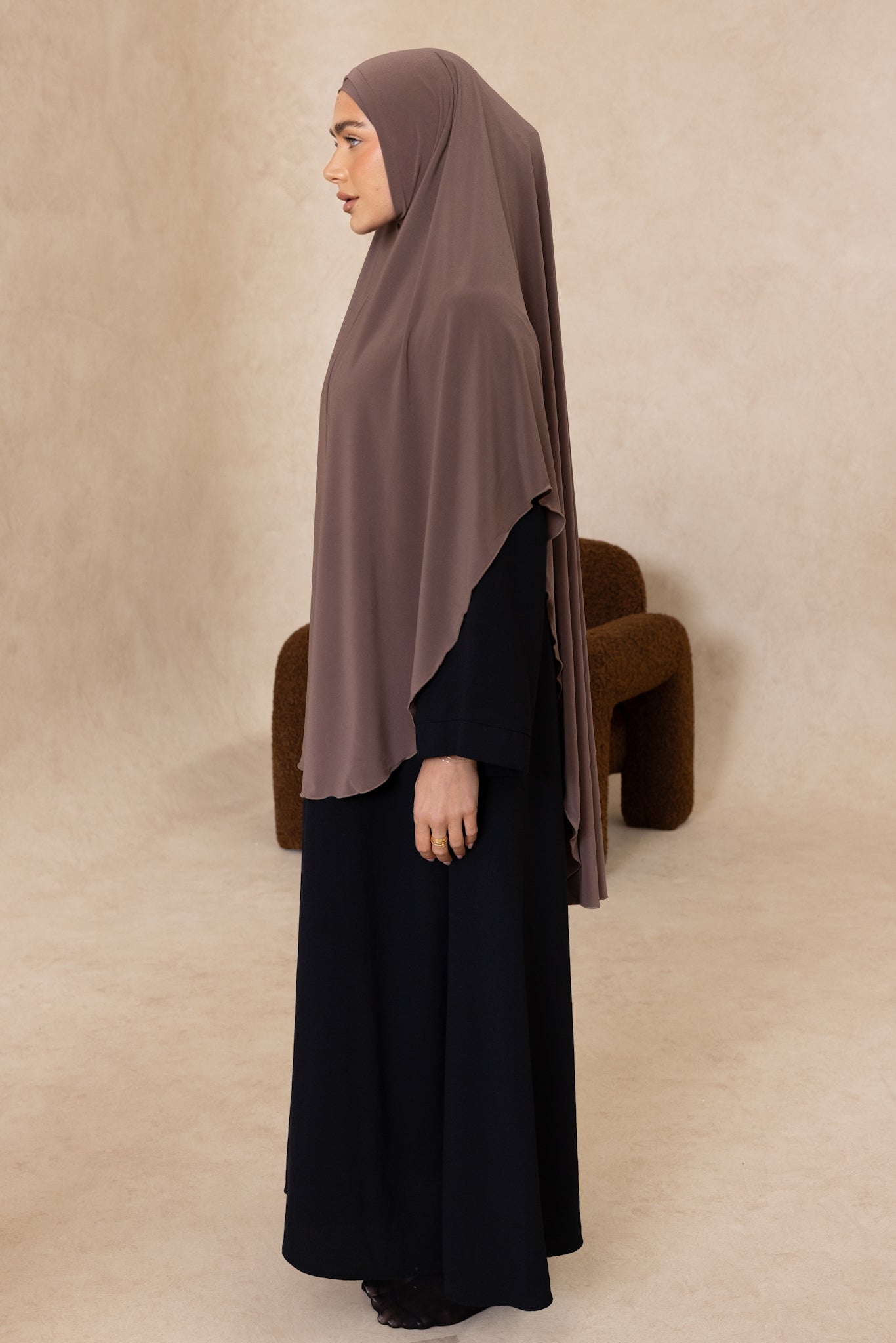 Sleeveless Cut Jelbab (Sand)