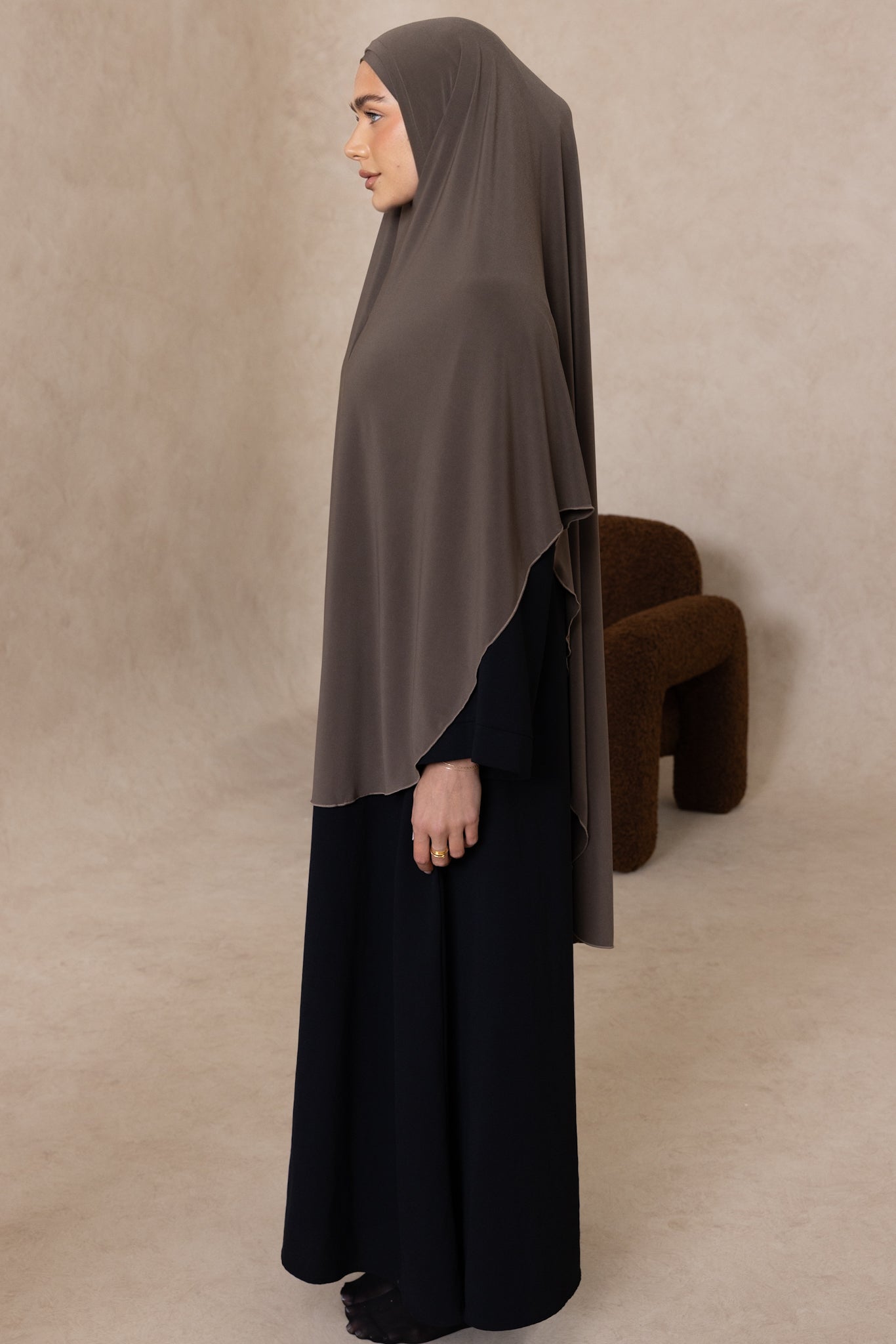 Sleeveless Cut Jelbab (Espresso)