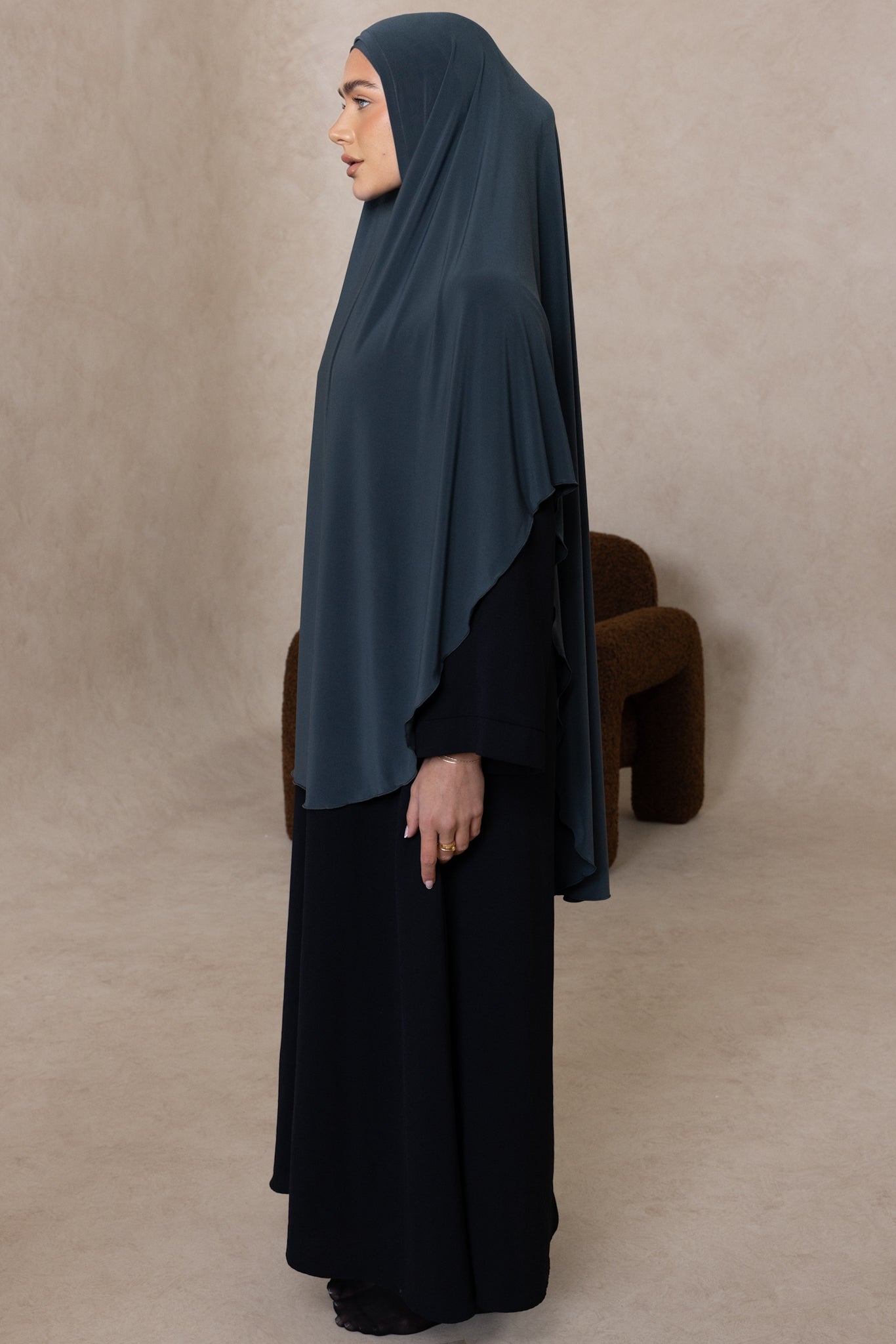 Sleeveless Cut Jelbab (Fossil)