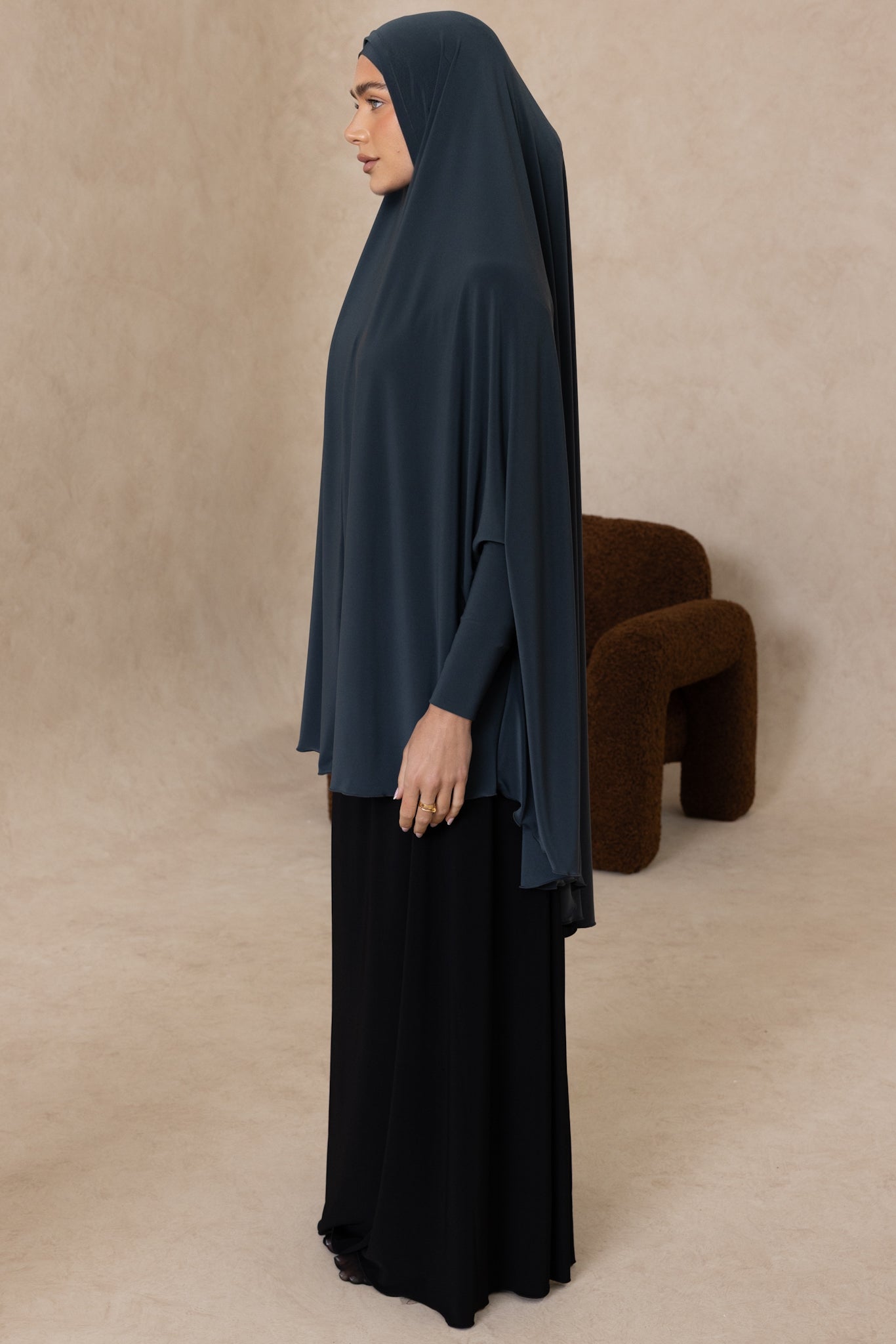 Standard Length Sleeved Jelbab (Fossil)