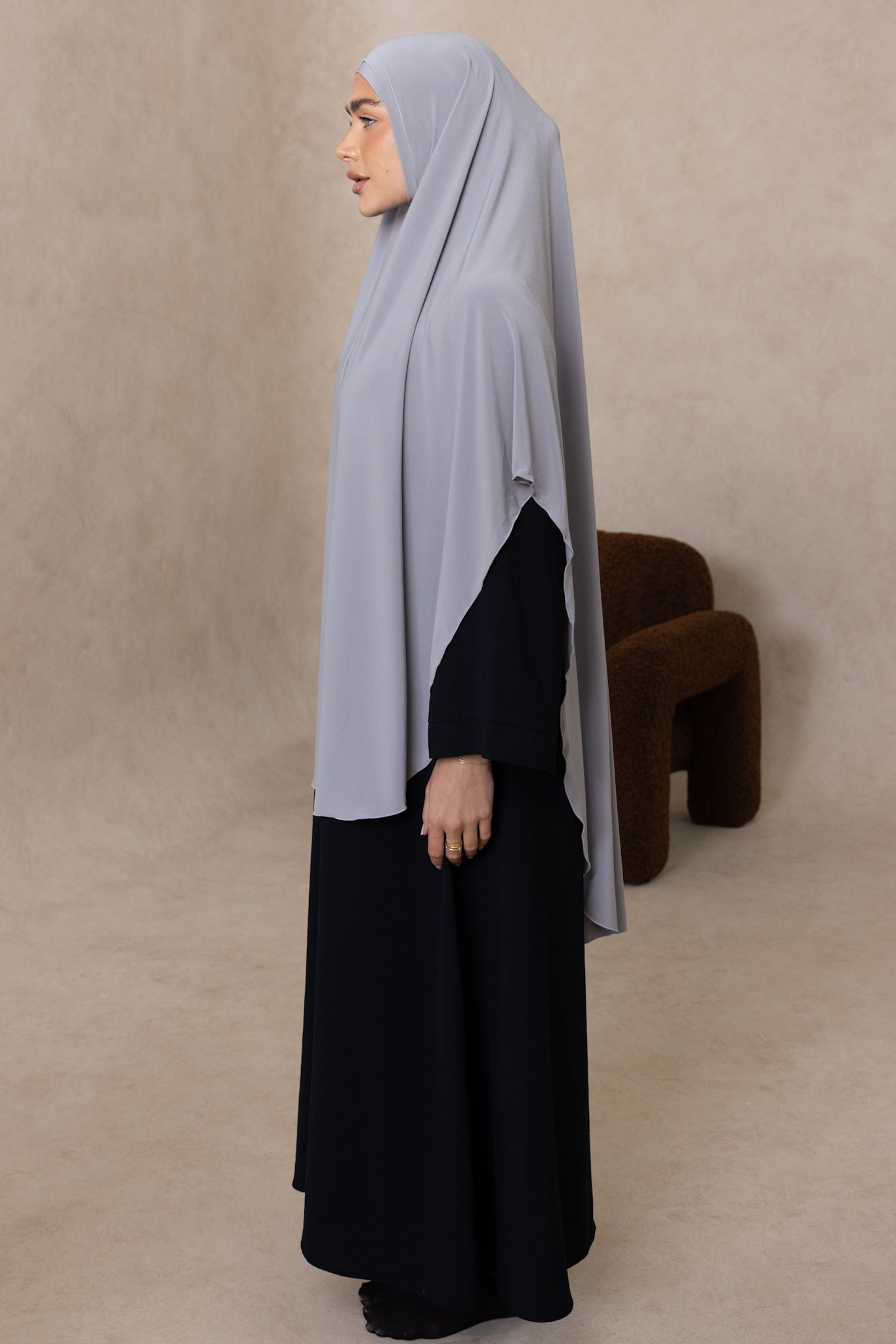 Sleeveless Cut Jelbab (Pearl)