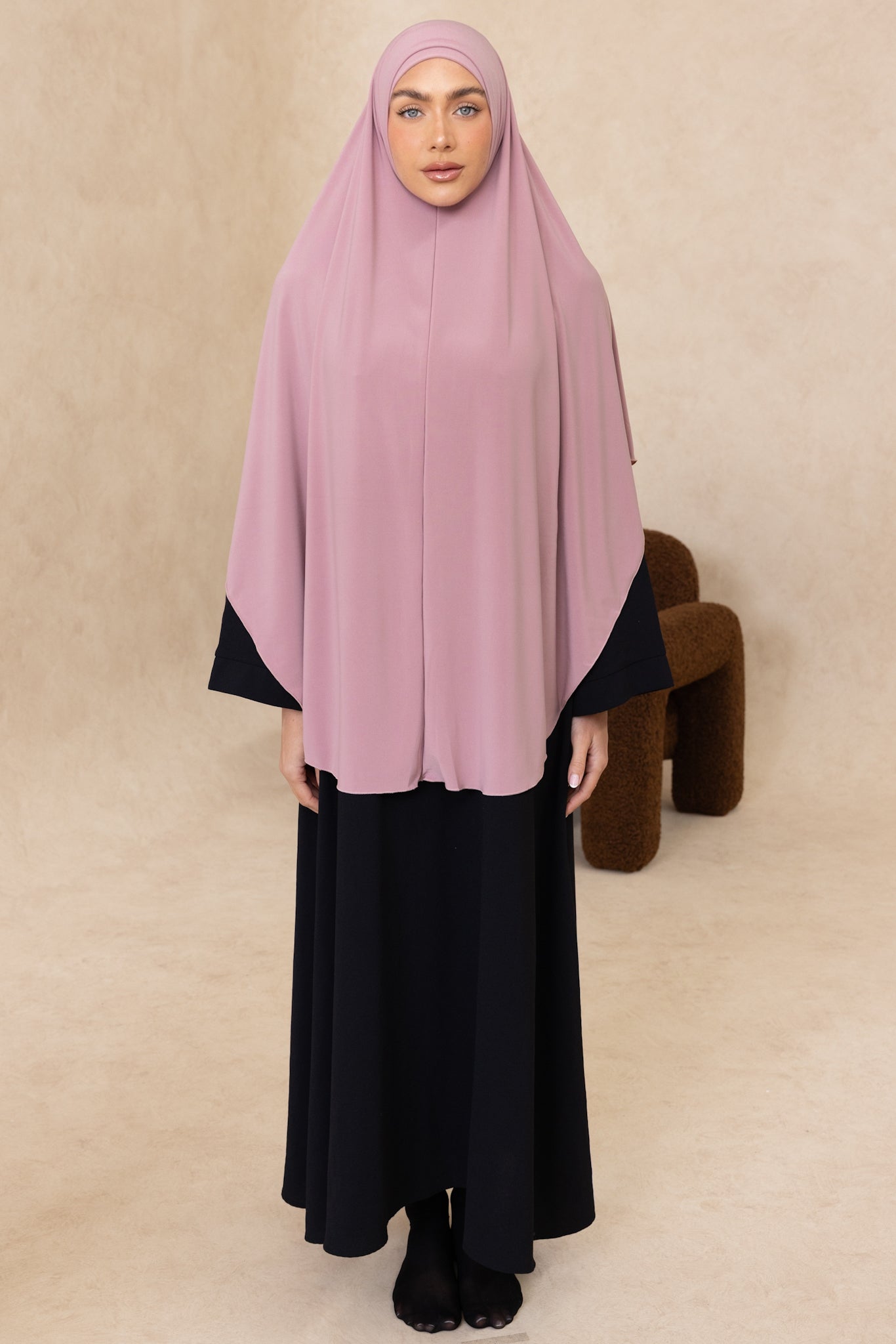 Sleeveless Cut Jelbab (Dusty)