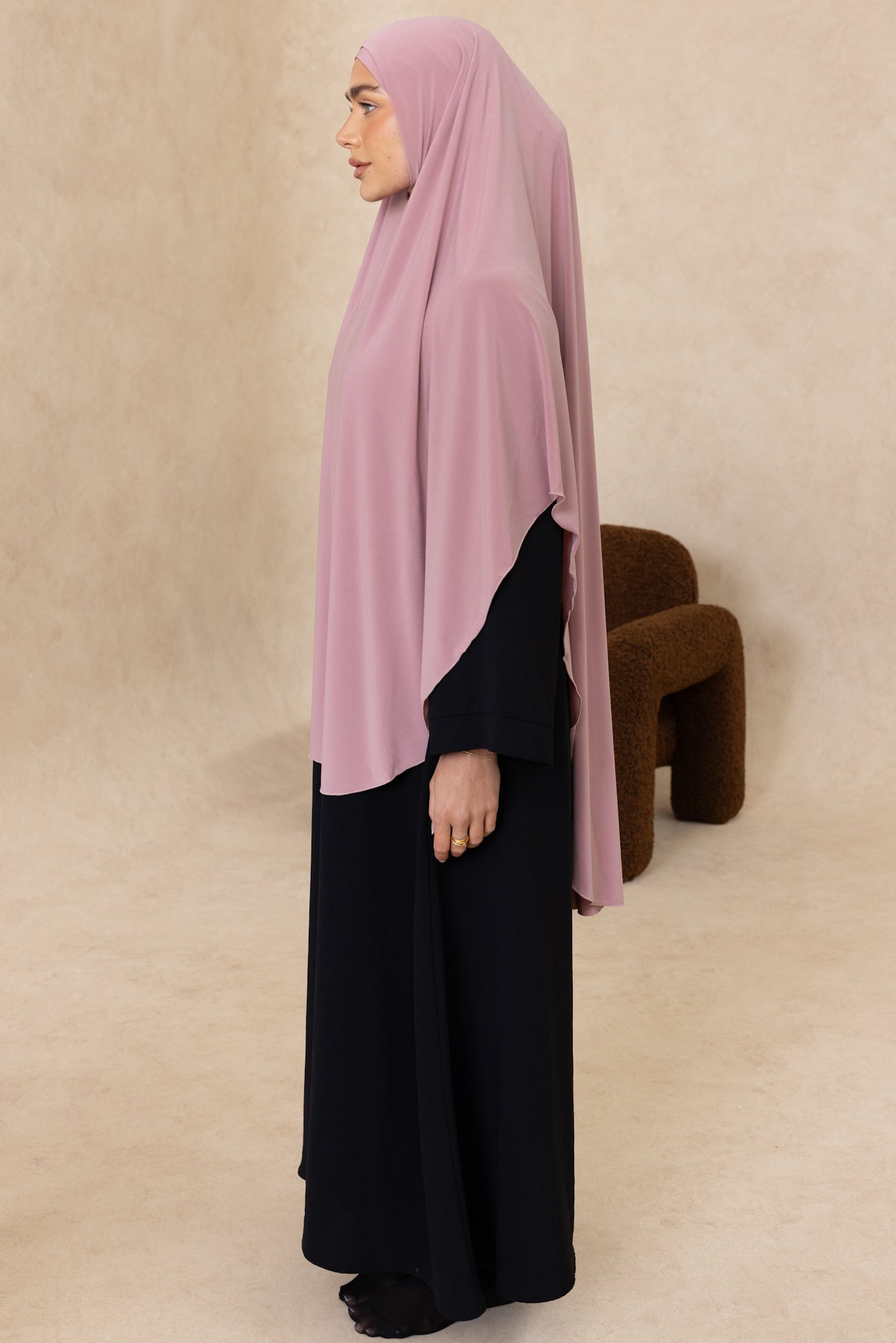 Sleeveless Cut Jelbab (Dusty)