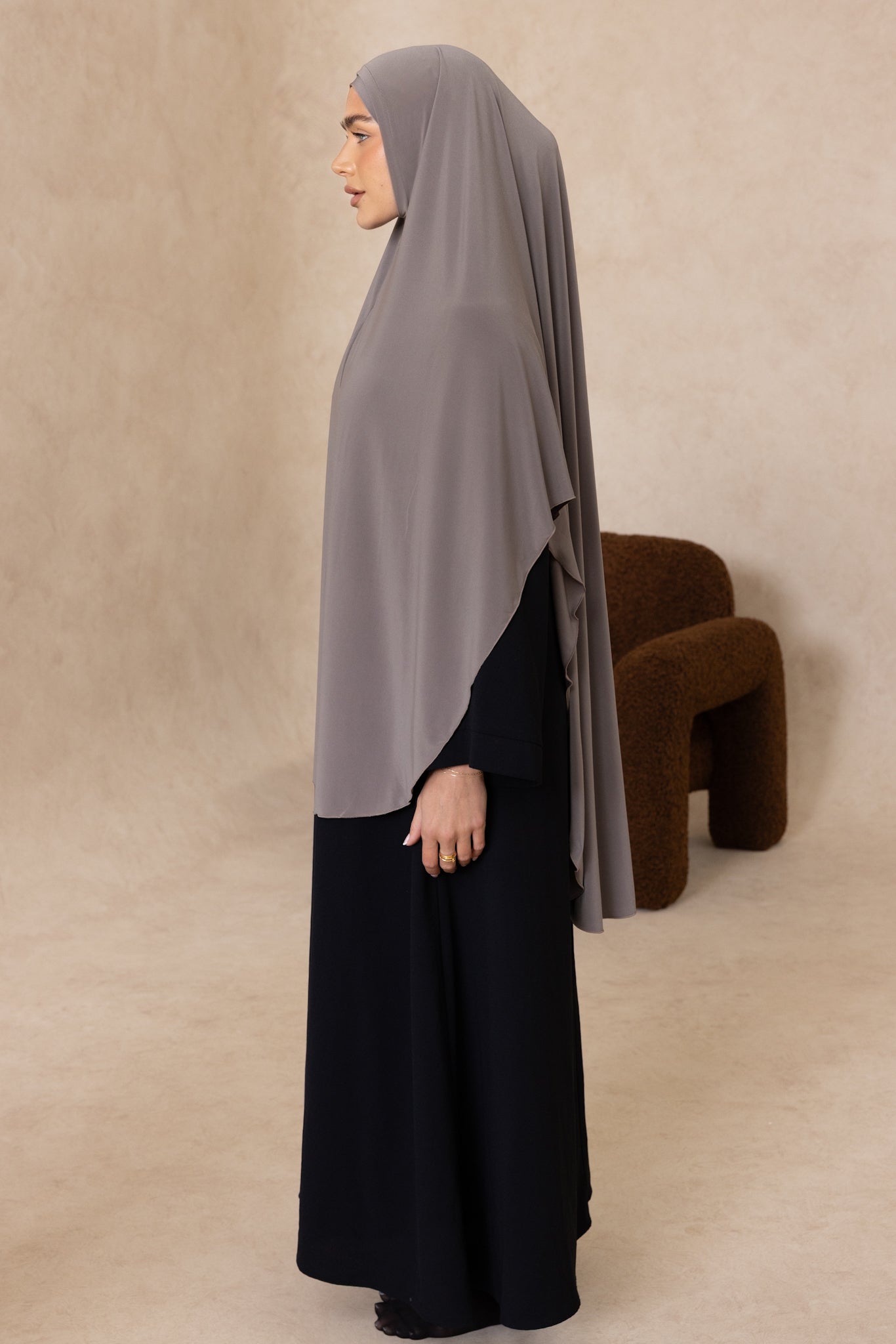 Sleeveless Cut Jelbab (Stone)