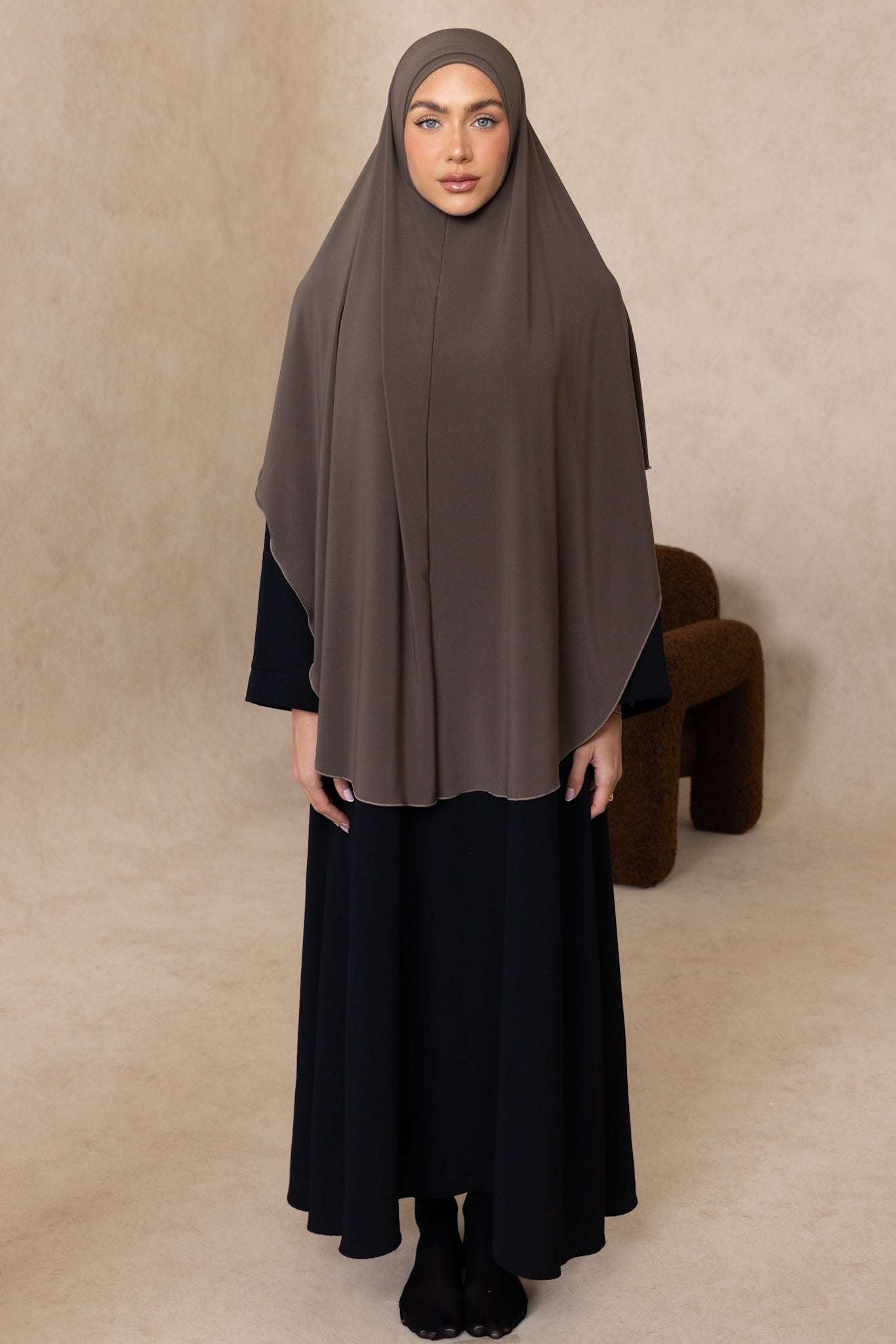Sleeveless Cut Jelbab (Espresso)