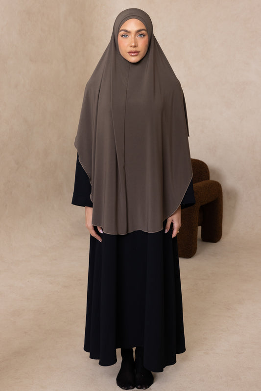 Sleeveless Cut Jelbab (Espresso)