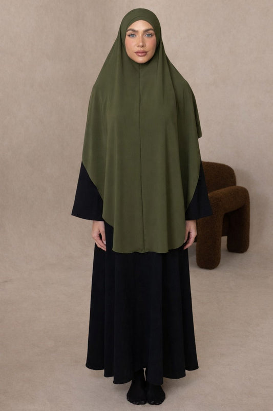 Sleeveless Cut Jelbab (Olive)