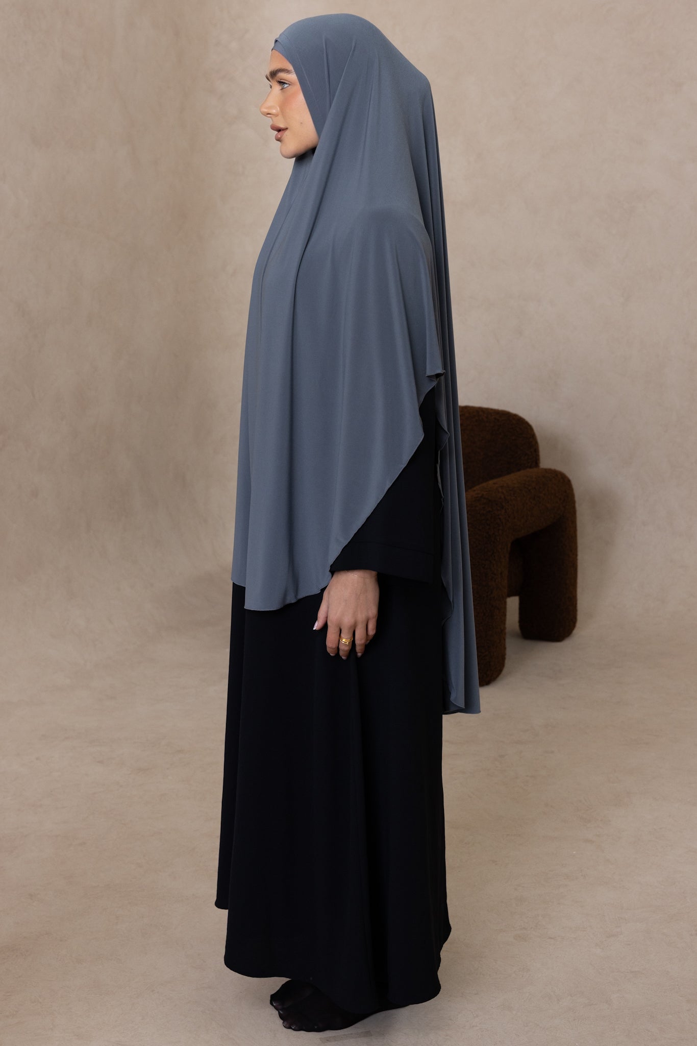 Sleeveless Cut Jelbab (Graphite)