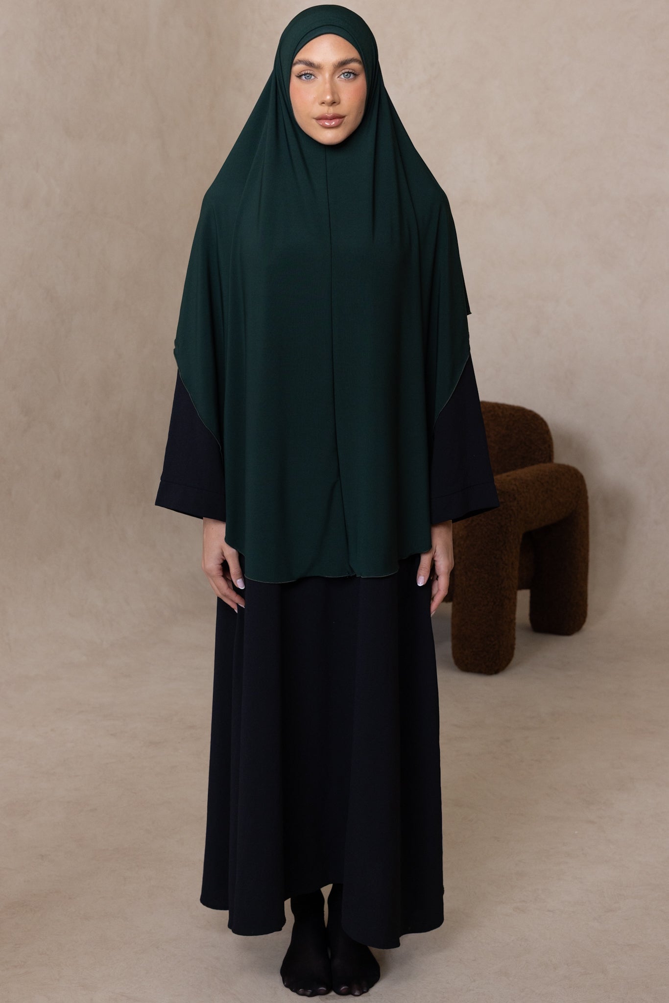 Sleeveless Cut Jelbab (Emerald)