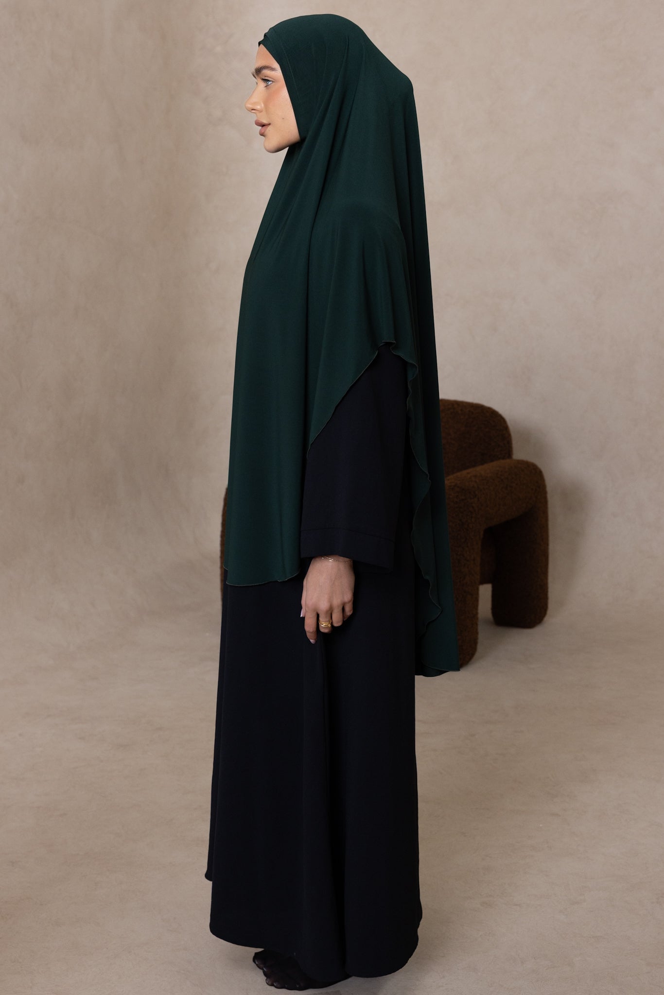 Sleeveless Cut Jelbab (Emerald)