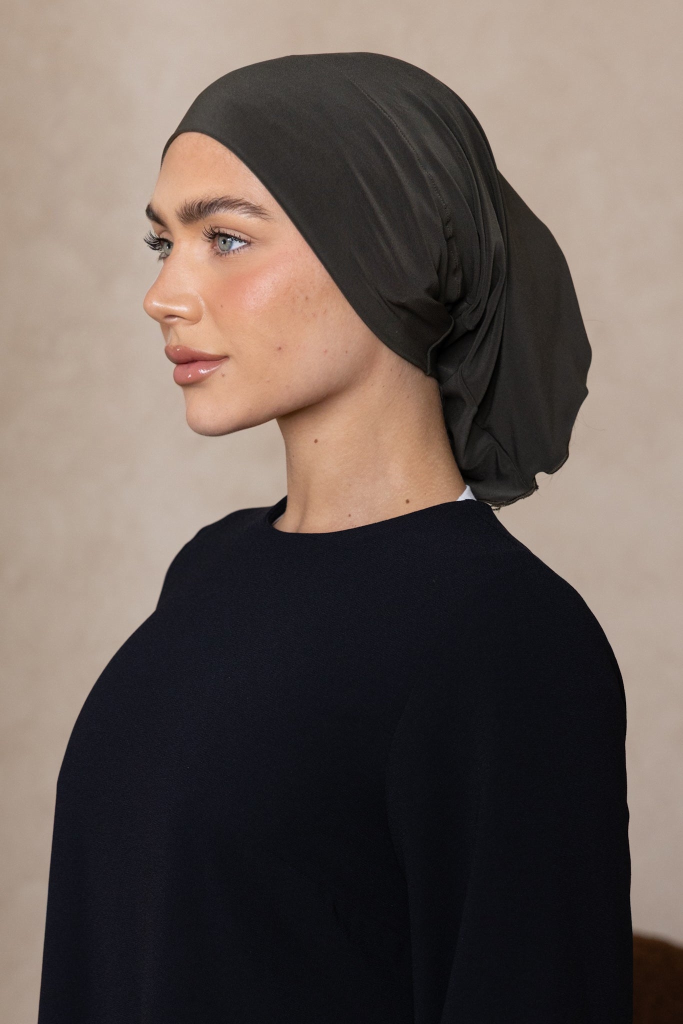 Khaki Open Cap