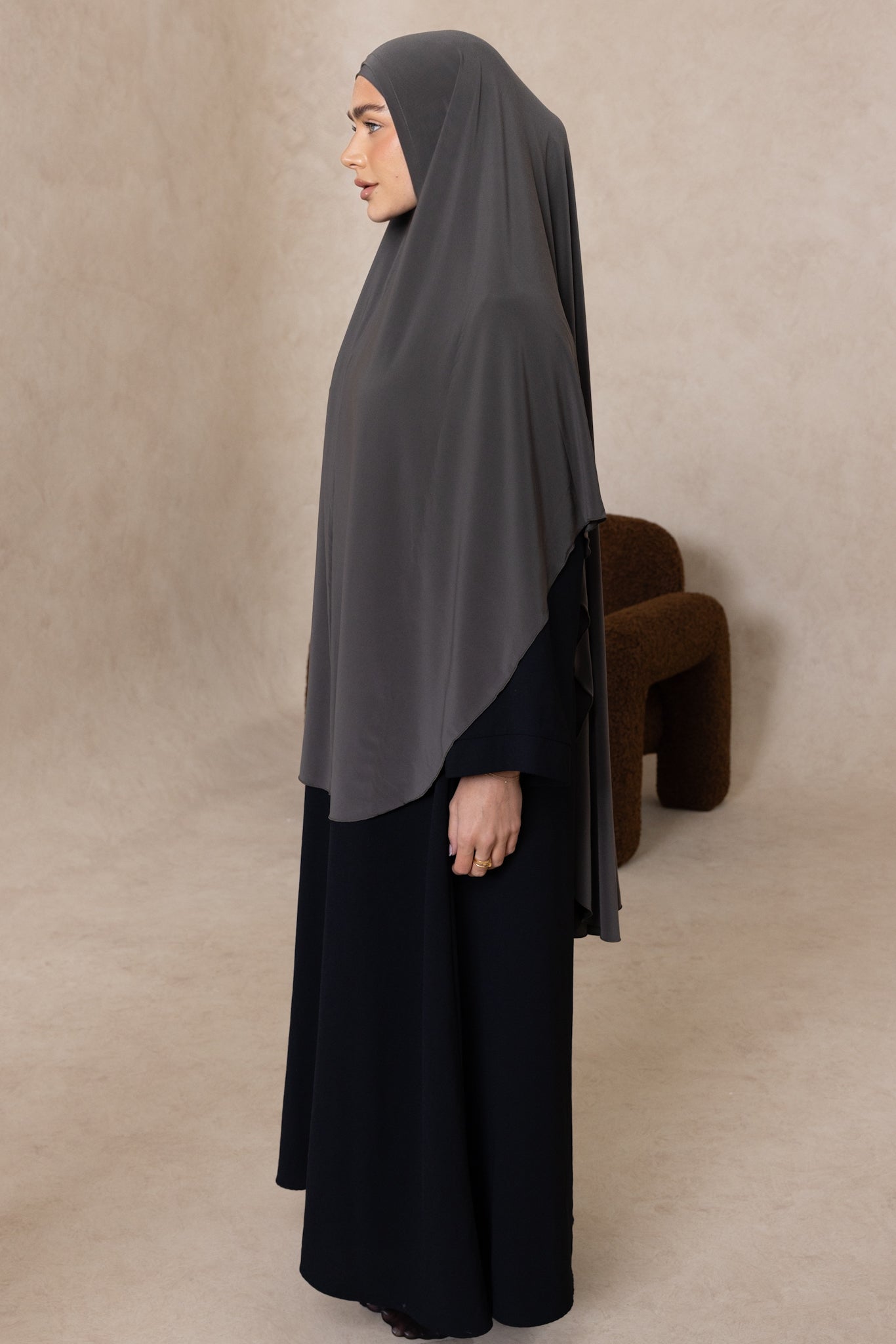 Sleeveless Cut Jelbab (Ash)
