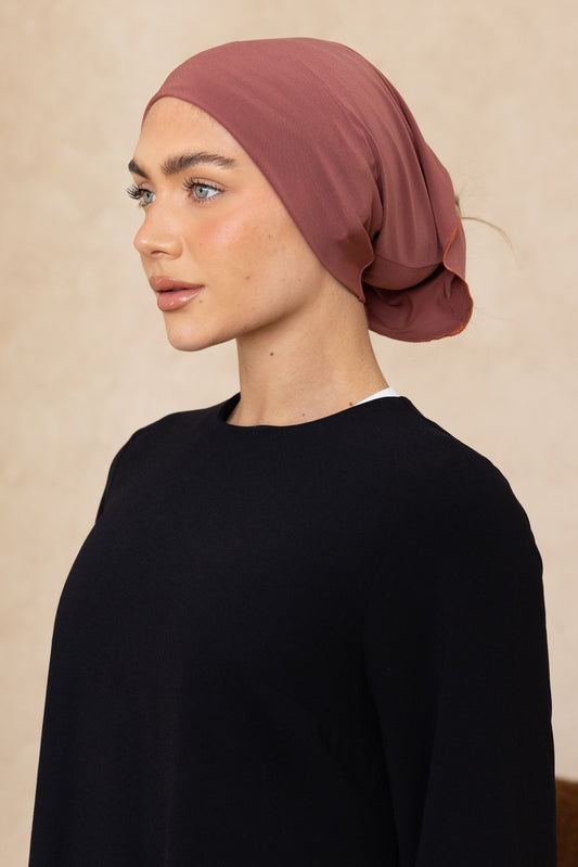 Mauve Open Cap