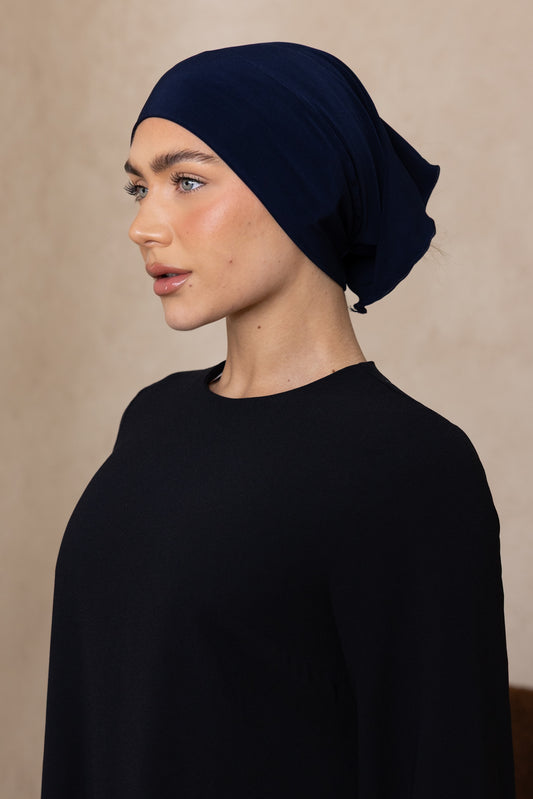 Navy Open Cap
