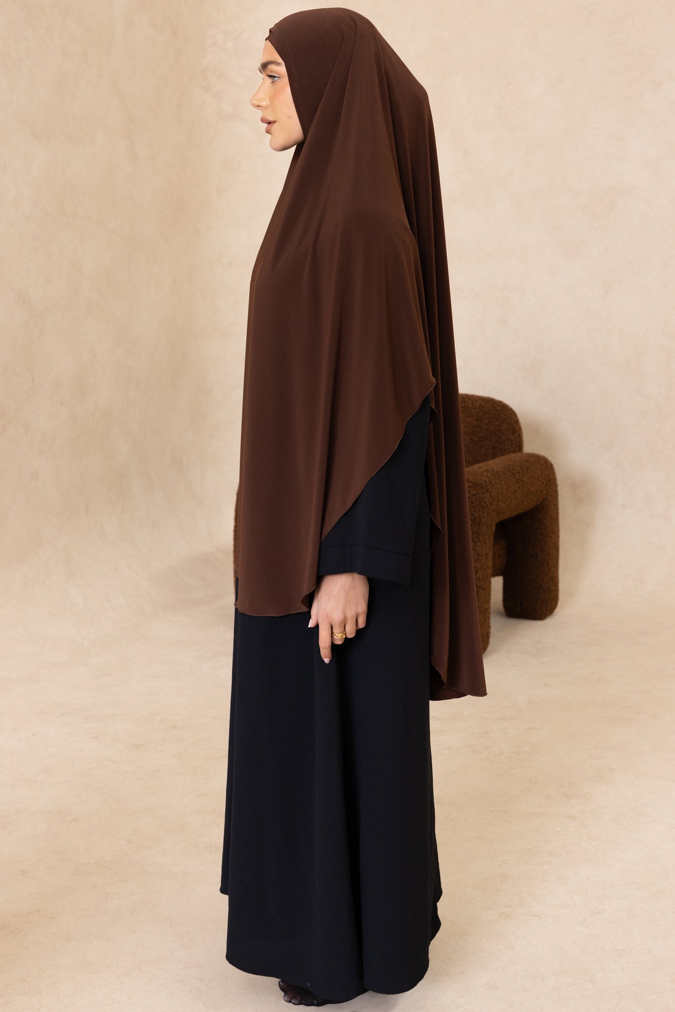 Sleeveless Cut Jelbab (Umber)