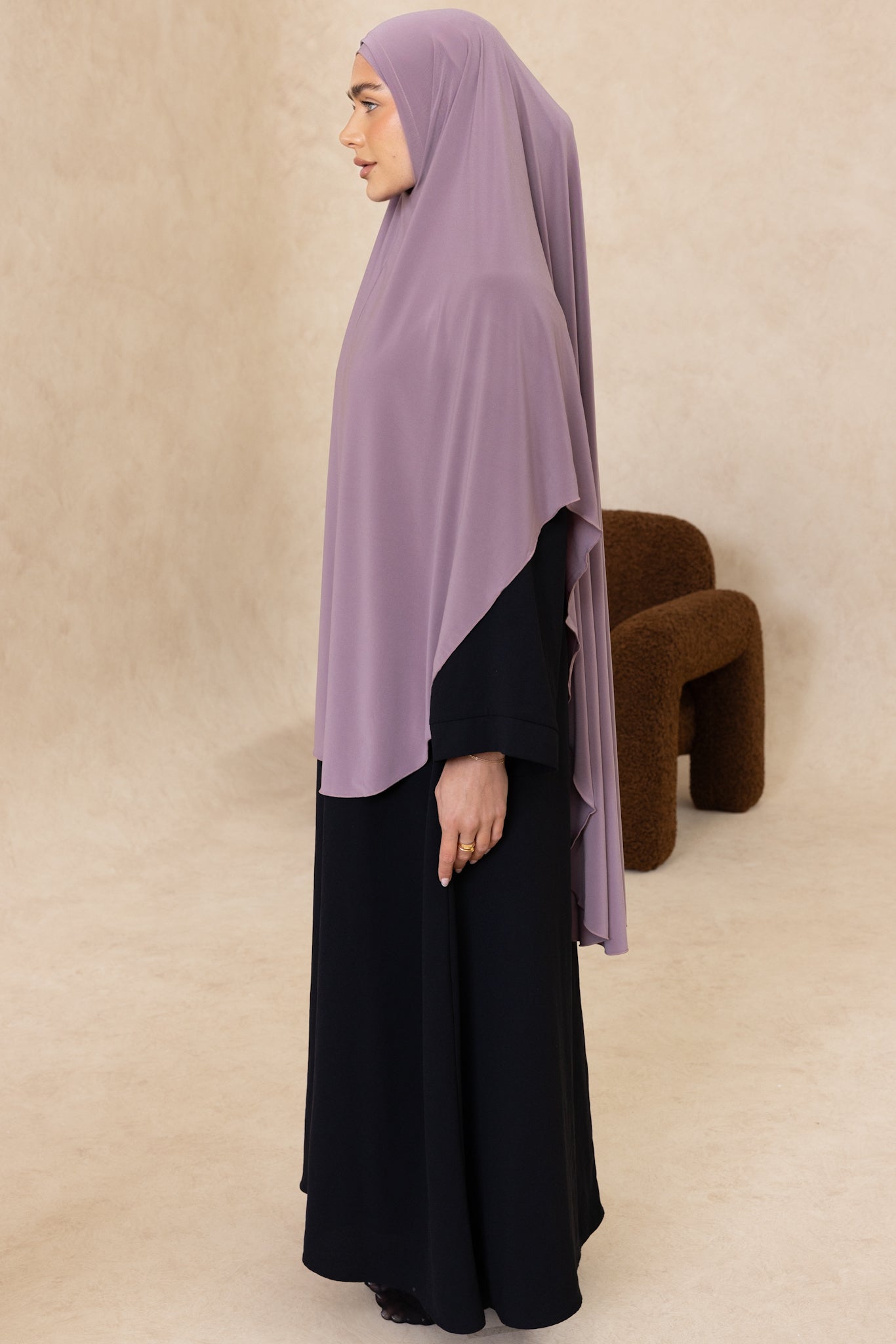 Sleeveless Cut Jelbab (Lilac)