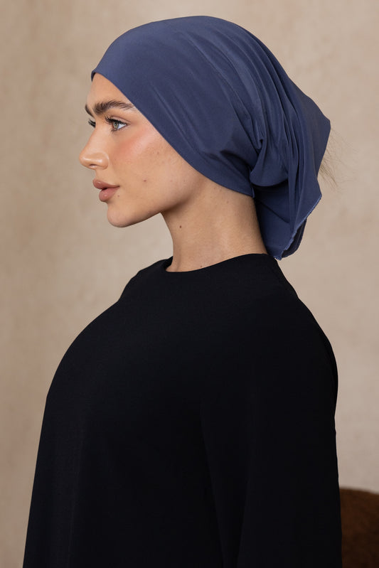 Denim Open Cap