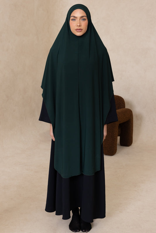 Extra Long Sleeveless Cut Jelbab (Emerald)