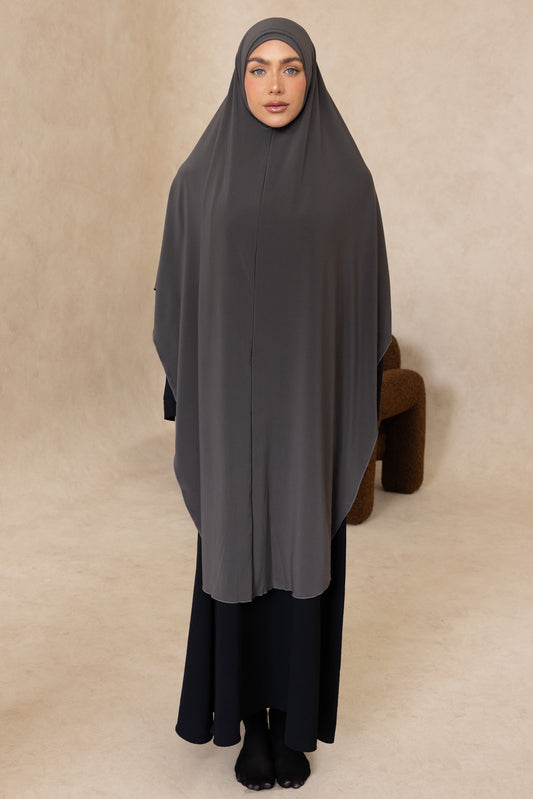 Extra Long Sleeveless Cut Jelbab (Ash)
