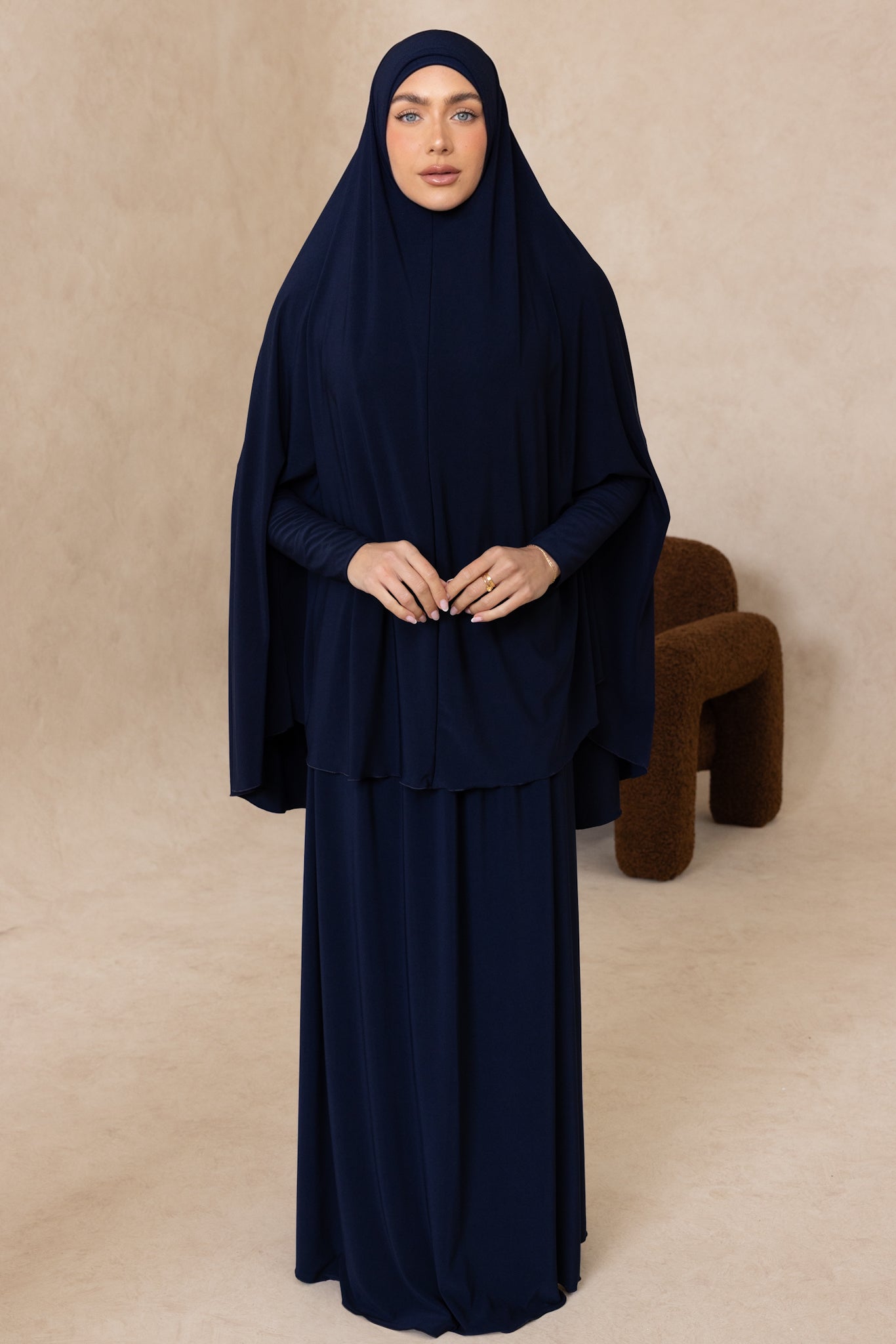 Three Piece Prayer Set (Navy)