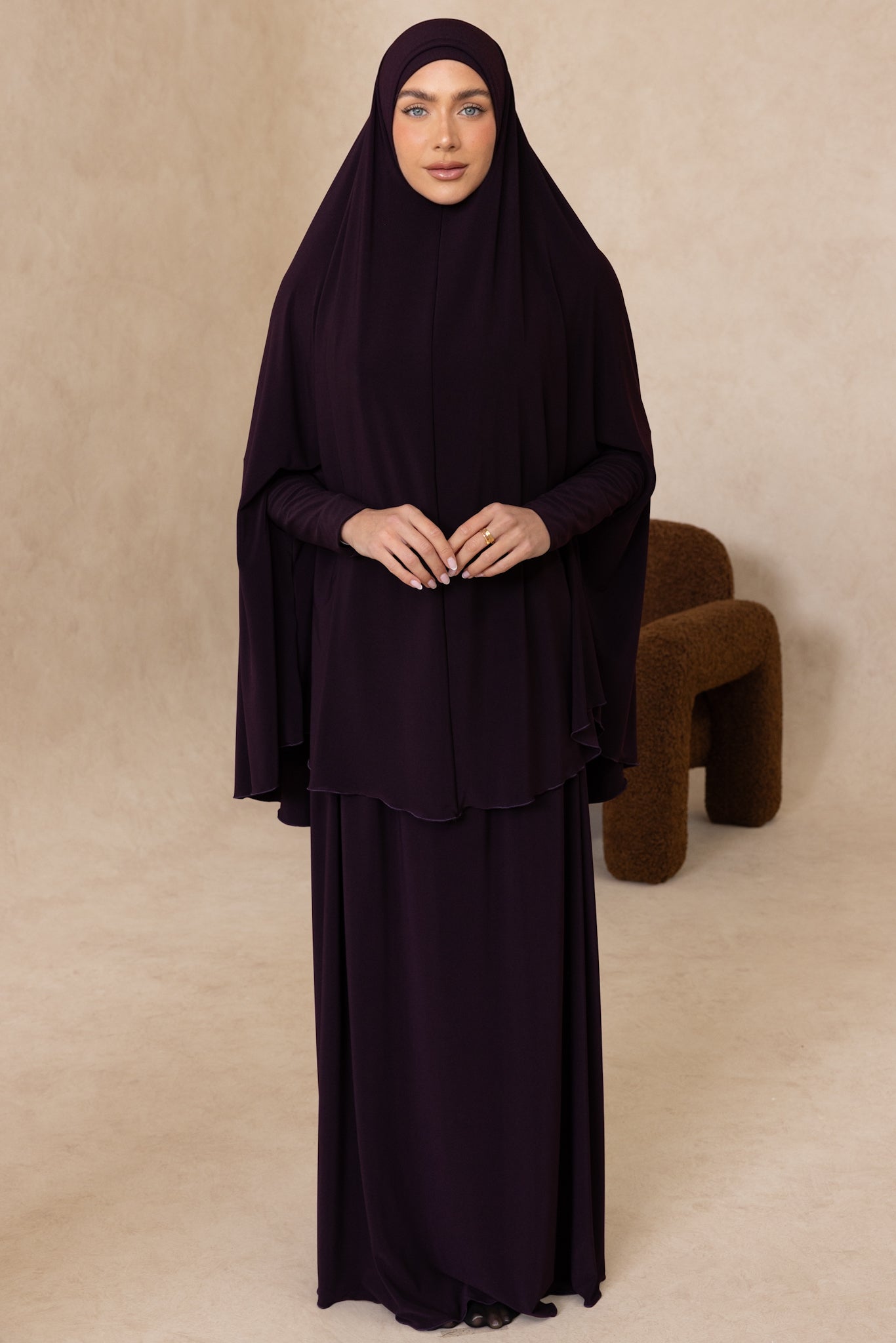 Three Piece Prayer Set (Plum)
