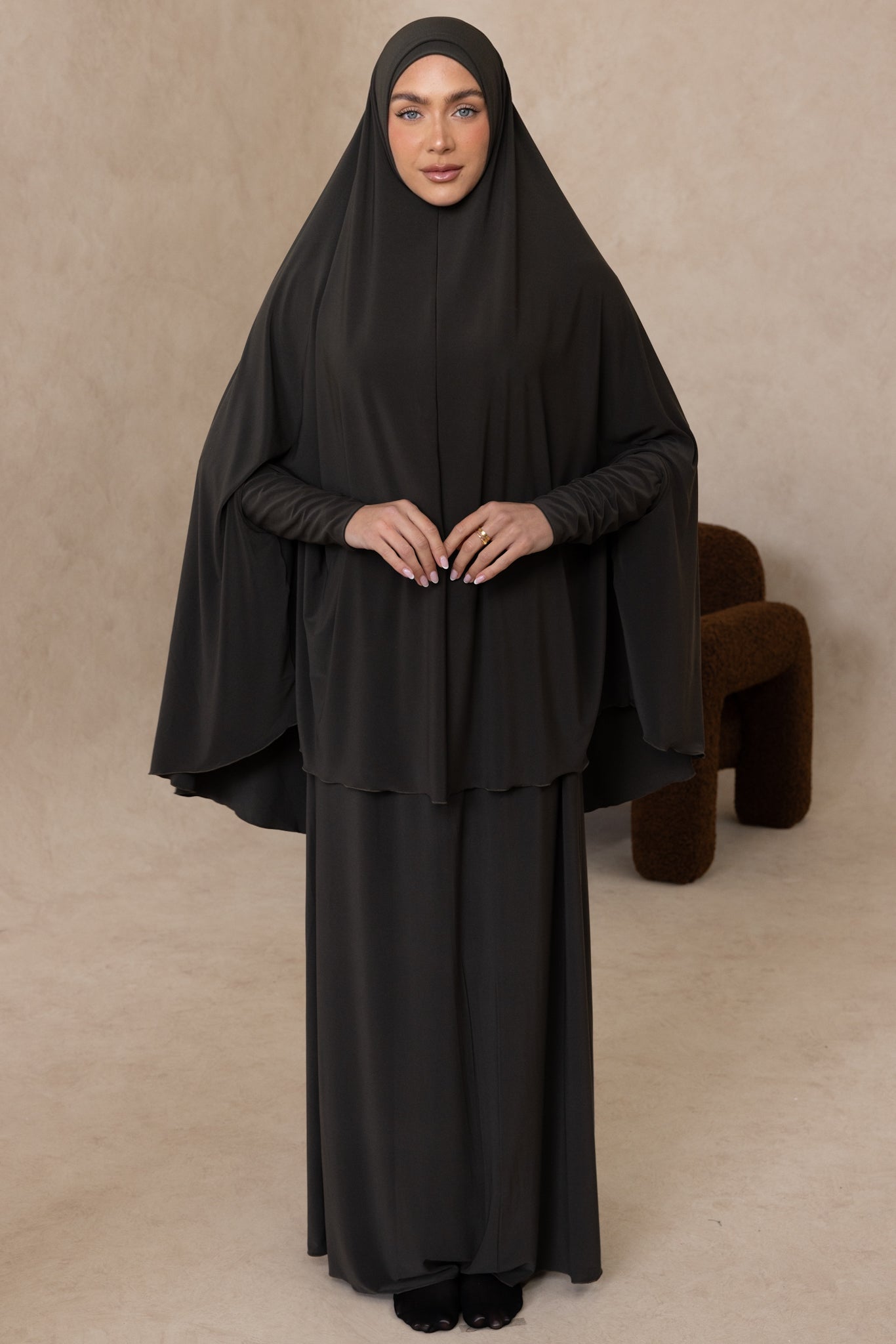 Three Piece Prayer Set (Khaki)