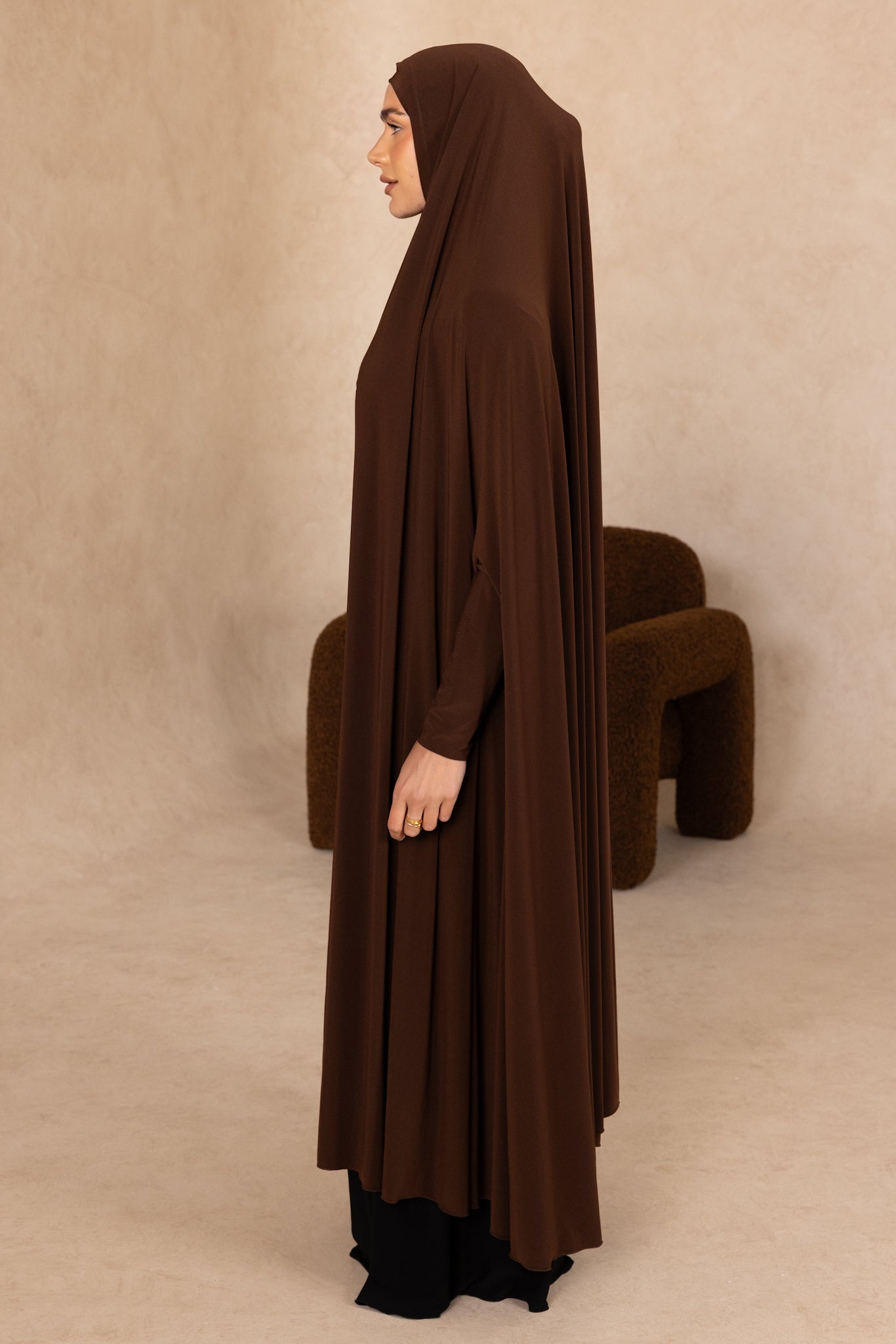 Long Length Sleeved Jelbab (Umber)