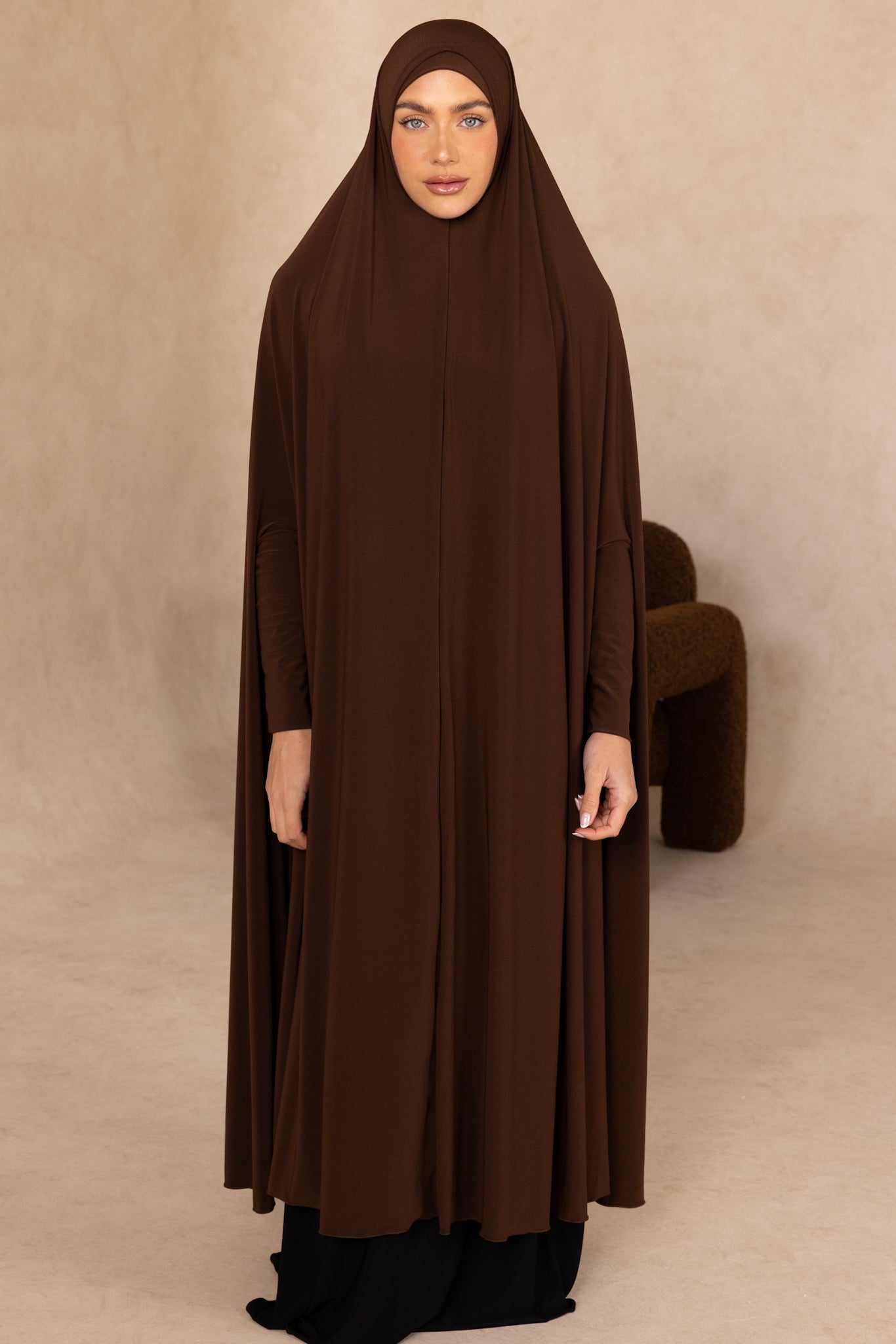 Long Length Sleeved Jelbab (Umber)