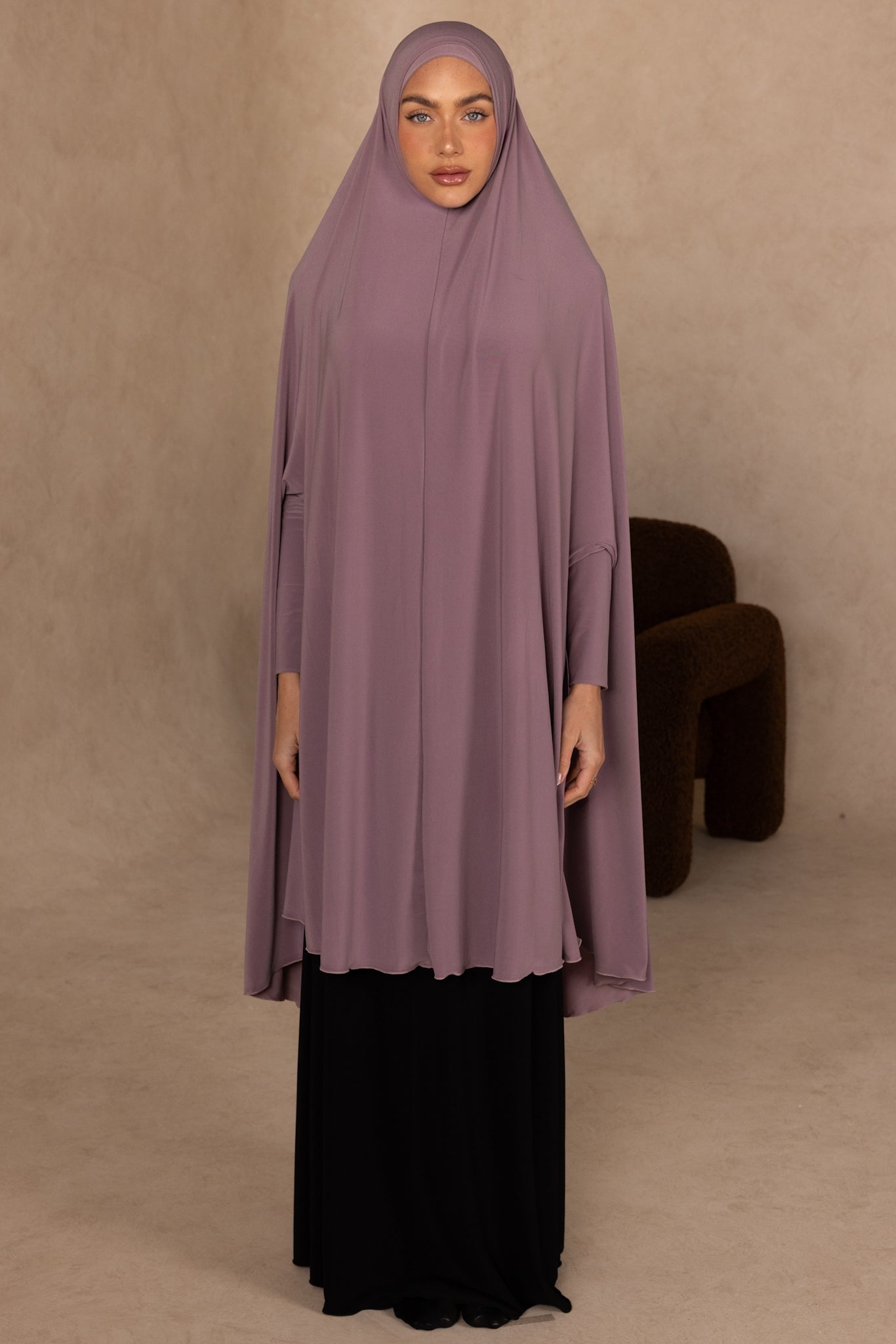 Mid Length Sleeved Jelbab (Lilac)