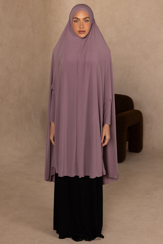 Mid Length Sleeved Jelbab (Lilac)